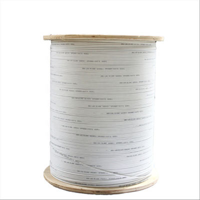 Black FTTH Drop Fiber Optic Cable 1km 6 Core Multimode