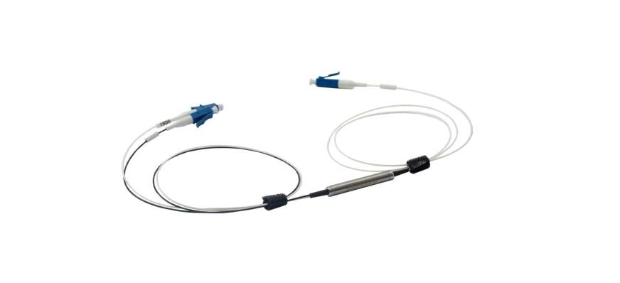 3 Port LC / UPC WDM Device With Steel Tube 900um Loose Tube Cable 1m Pigtail